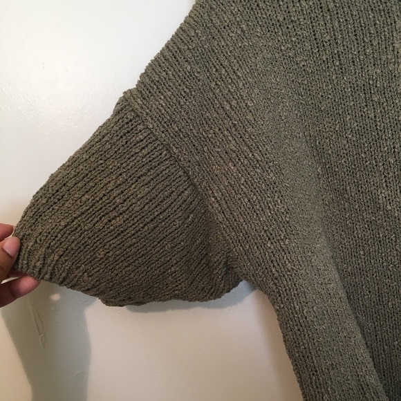 French Creek Wool Cropped Short Sleeve Chunky Sweater *Minor Flaw* - Picture 4 of 9